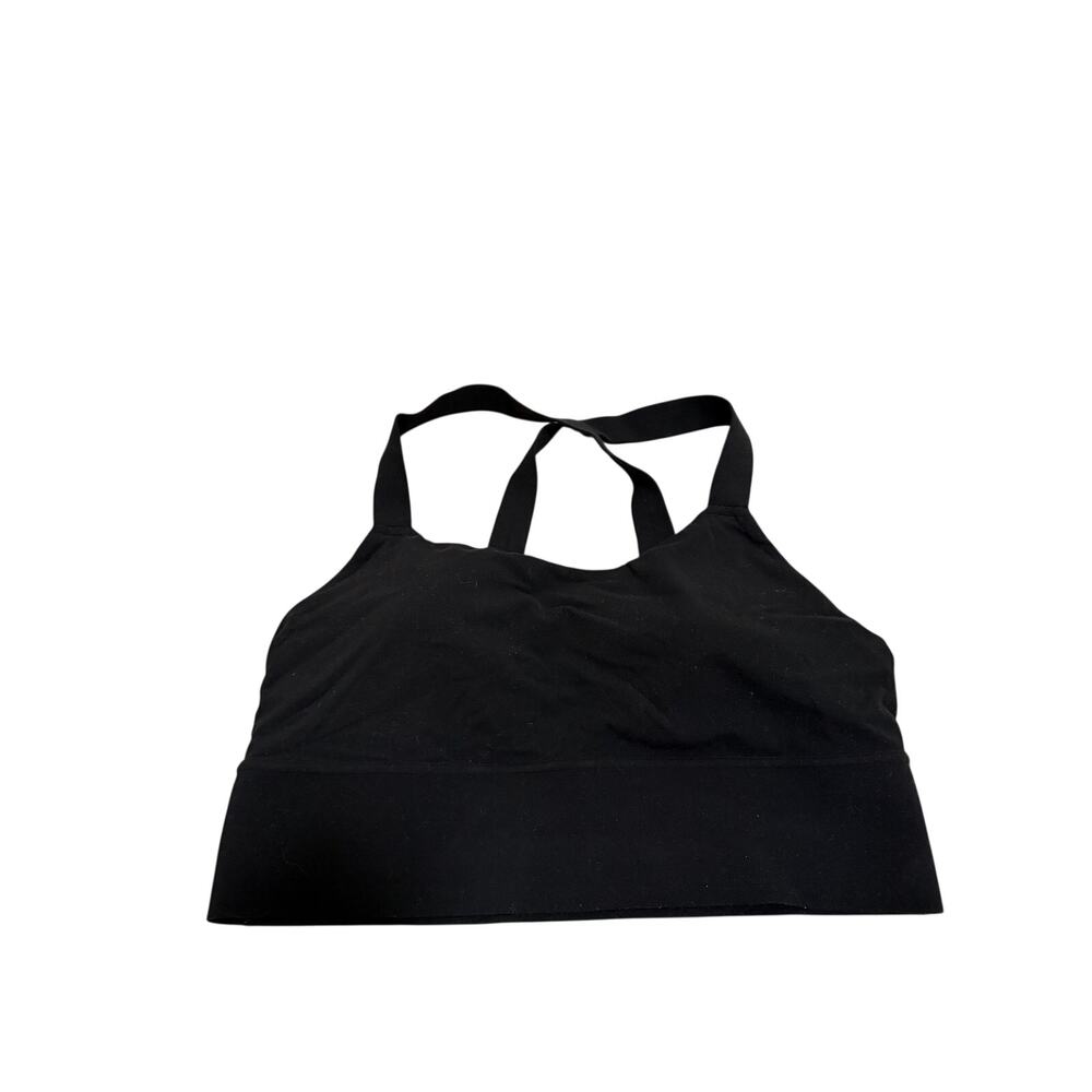 Athleta Black Longline Sports Bra Women's Size Medium